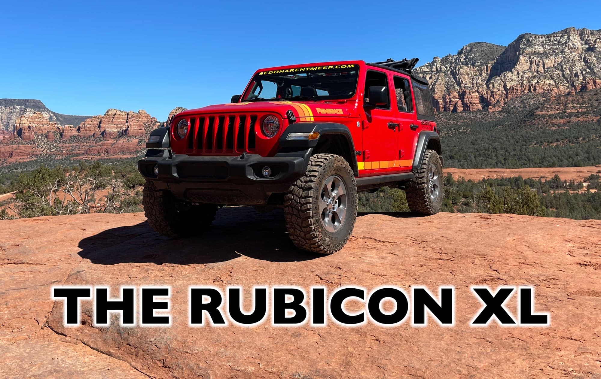 Explore Sedona in a Rubicon XL Jeep - Manual Transmission