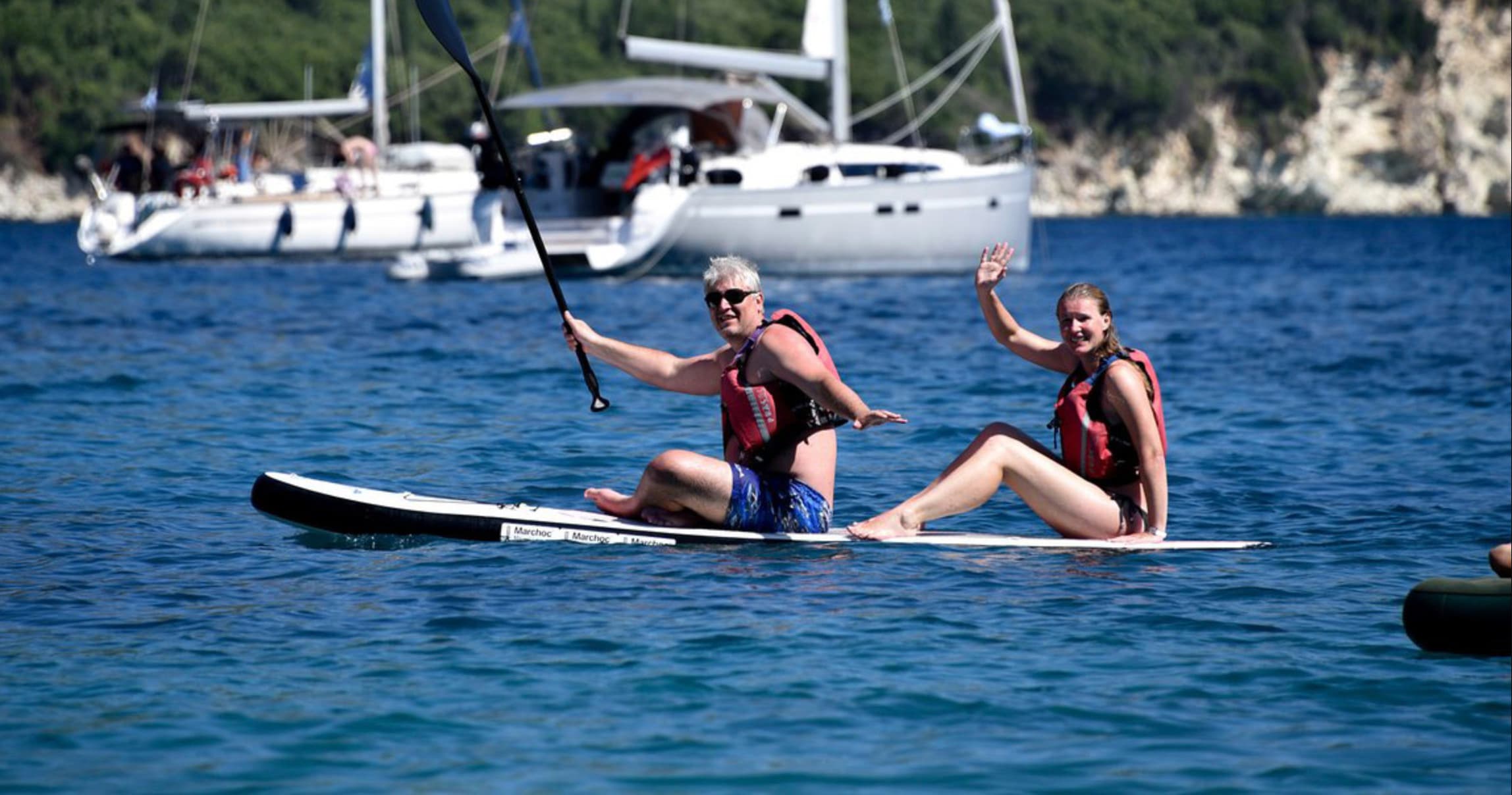Stand Up Paddleboarding at Lefkada with Periplous Experience