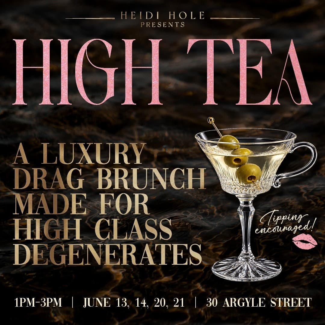 High Tea with Heidi Hole: Hobart Drag Brunch & Martini Experience photo 1