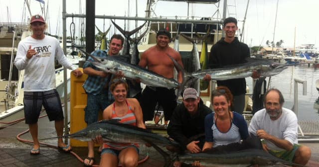 Full-Day Shared Fishing Charter in Kailua-Kona Waters