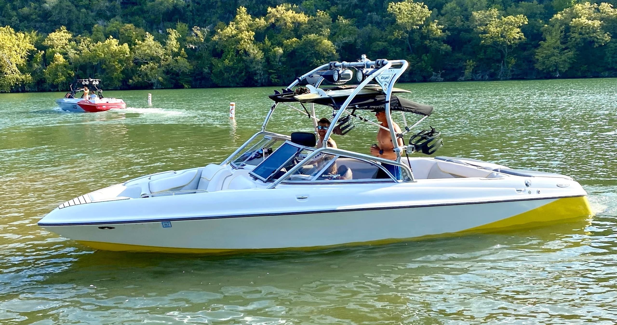 Tigé Boat Rental Adventure in Austin, Texas