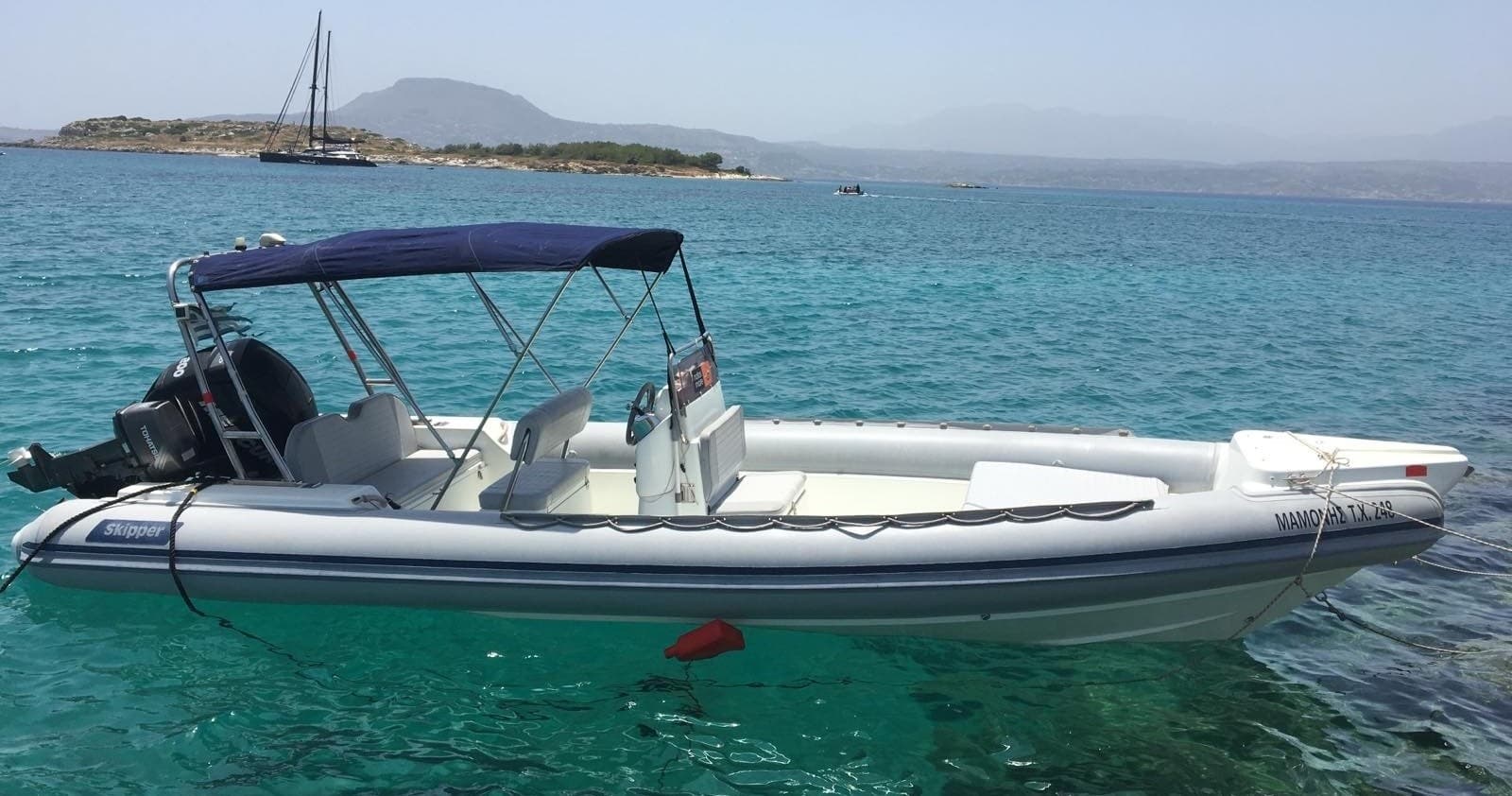 Motorboat Adventure in Chania with Notosmare Marine