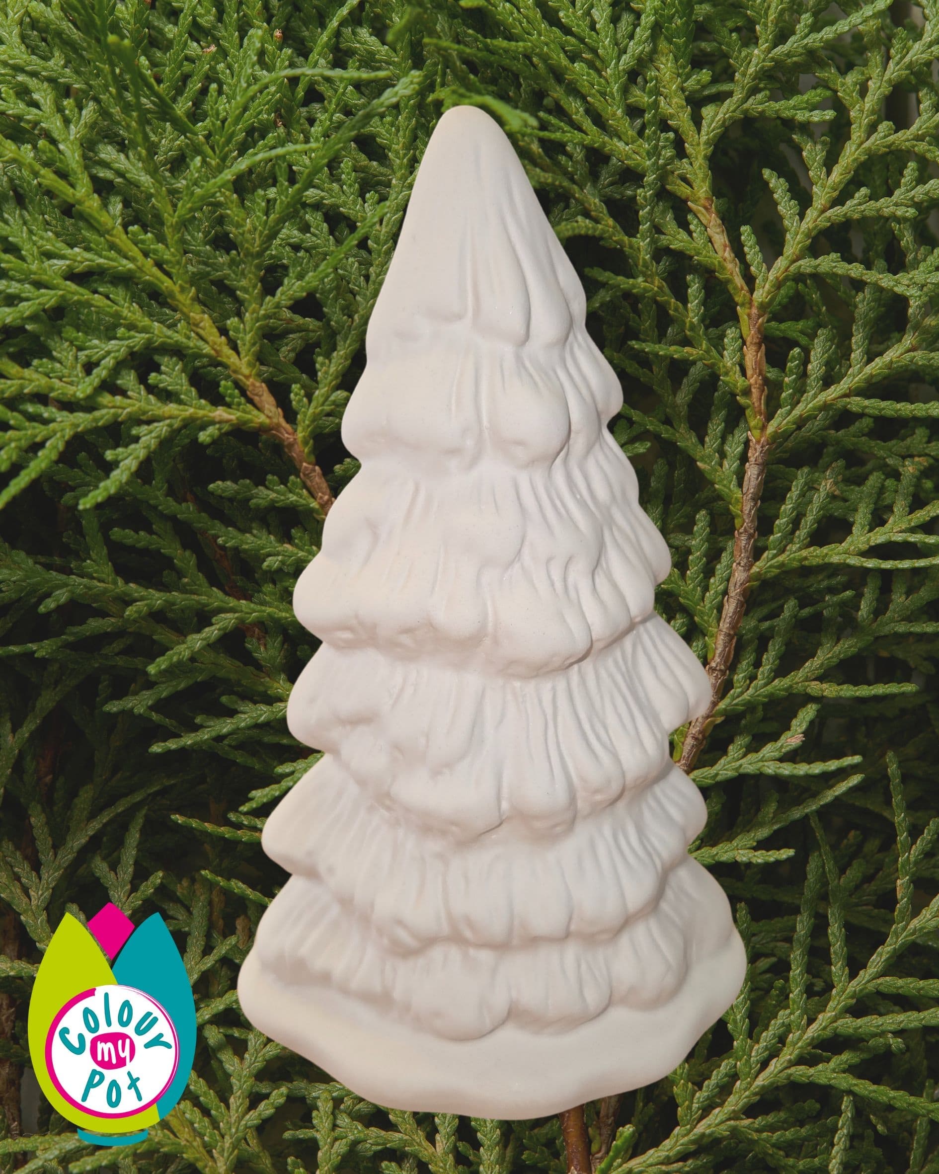 Paint and Sip Christmas Tree: Holiday Pottery Night in Cleveland
