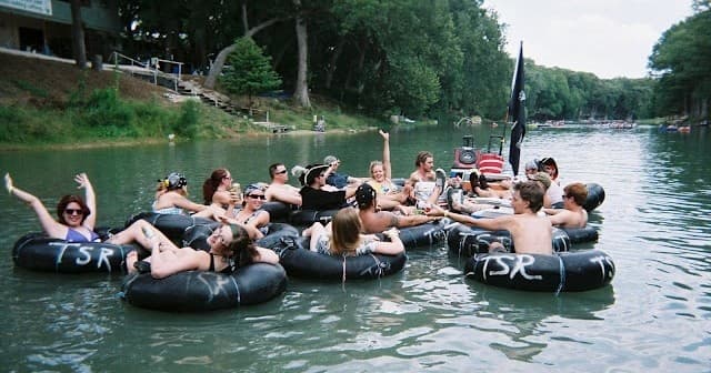 Water Activities at Tubing The Horseshoe in Texas Hill Country