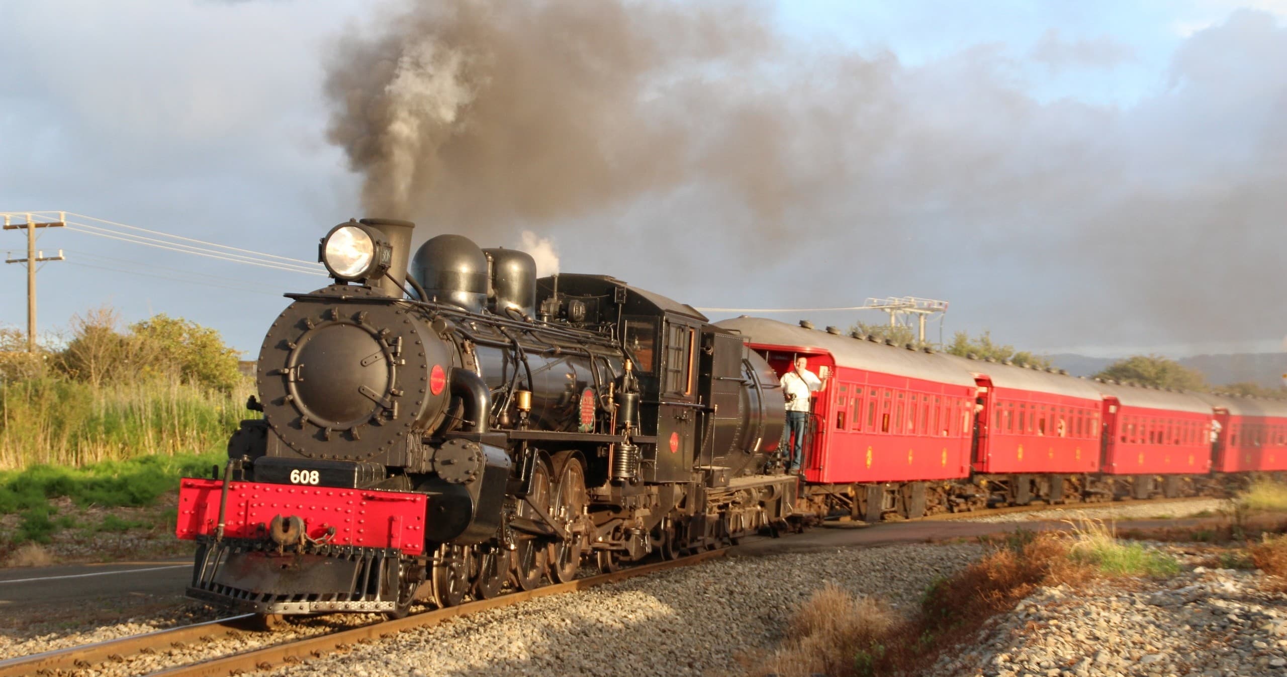 Scenic Steam Train Adventure Through Manawatu Gorge from Paekākāriki