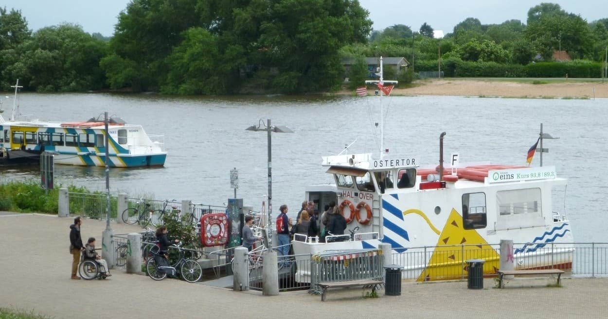 Water-Activities: Vegesack to Bremen Boat Ride at Hal Över