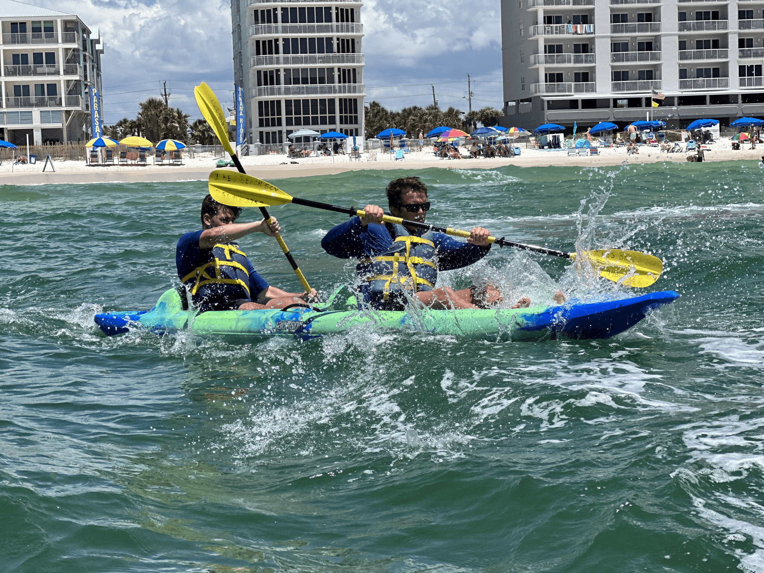 Double Kayak Rentals with Ike's Beach Service in Gulf Shores