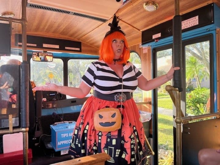 The BooMobile Trolley Tour in Sarasota, Florida