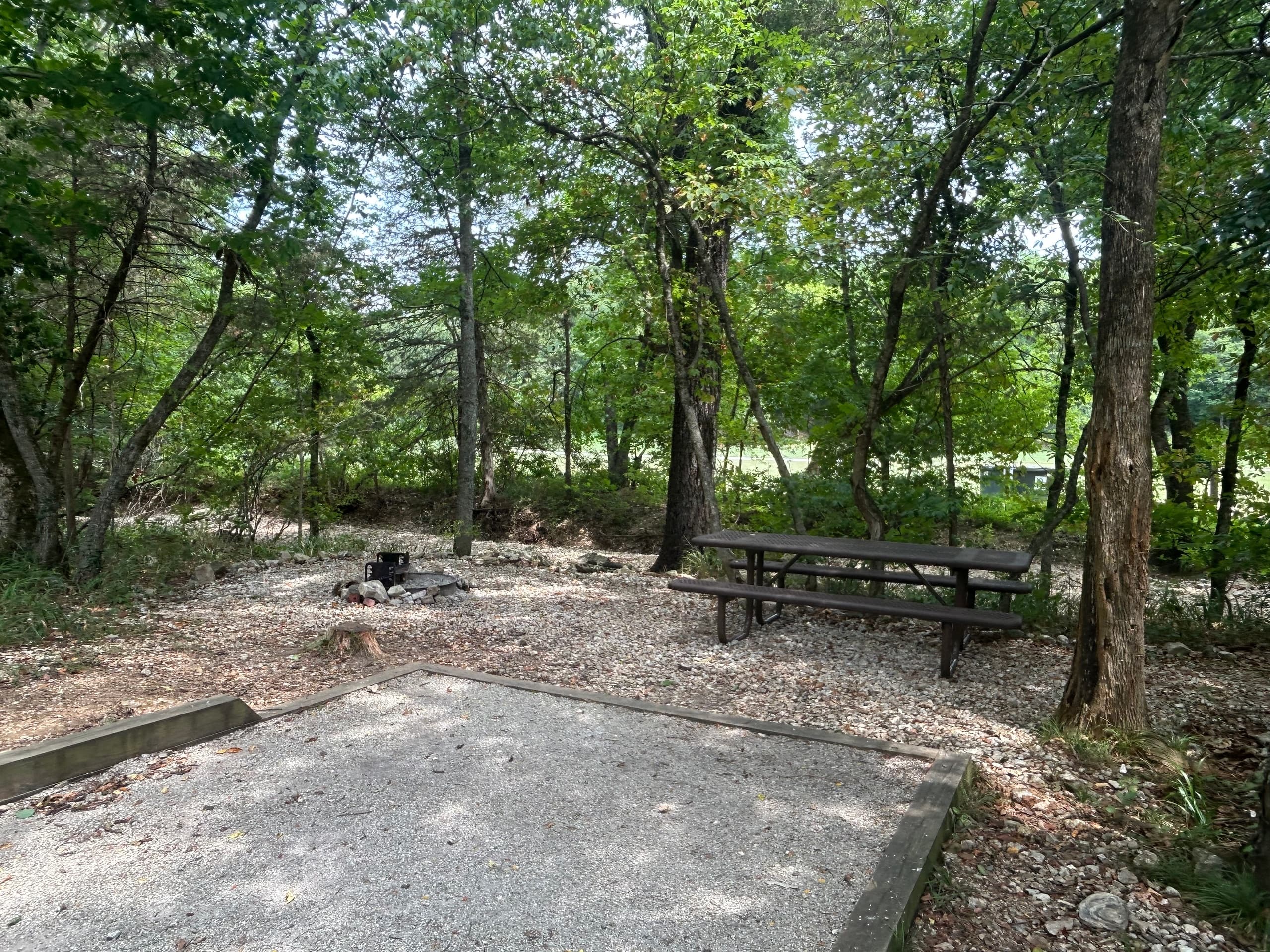 Camping at Meadow Campsite 18 with Eureka Springs Parks and Recreation
