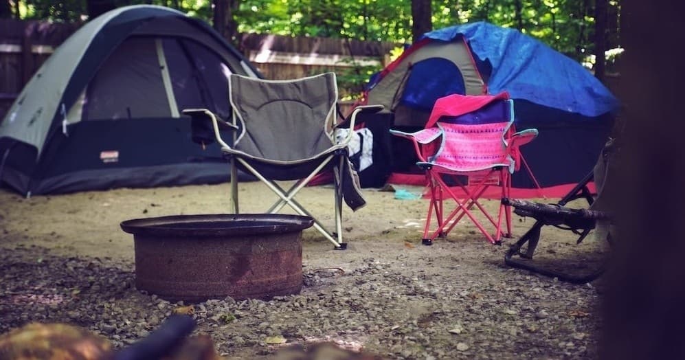 Primitive Tent Camping at Mountain Creek Family Resort, Eldridge
