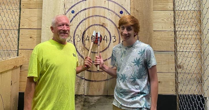 Land Adventures at Country Axe: Axe Throwing Fun