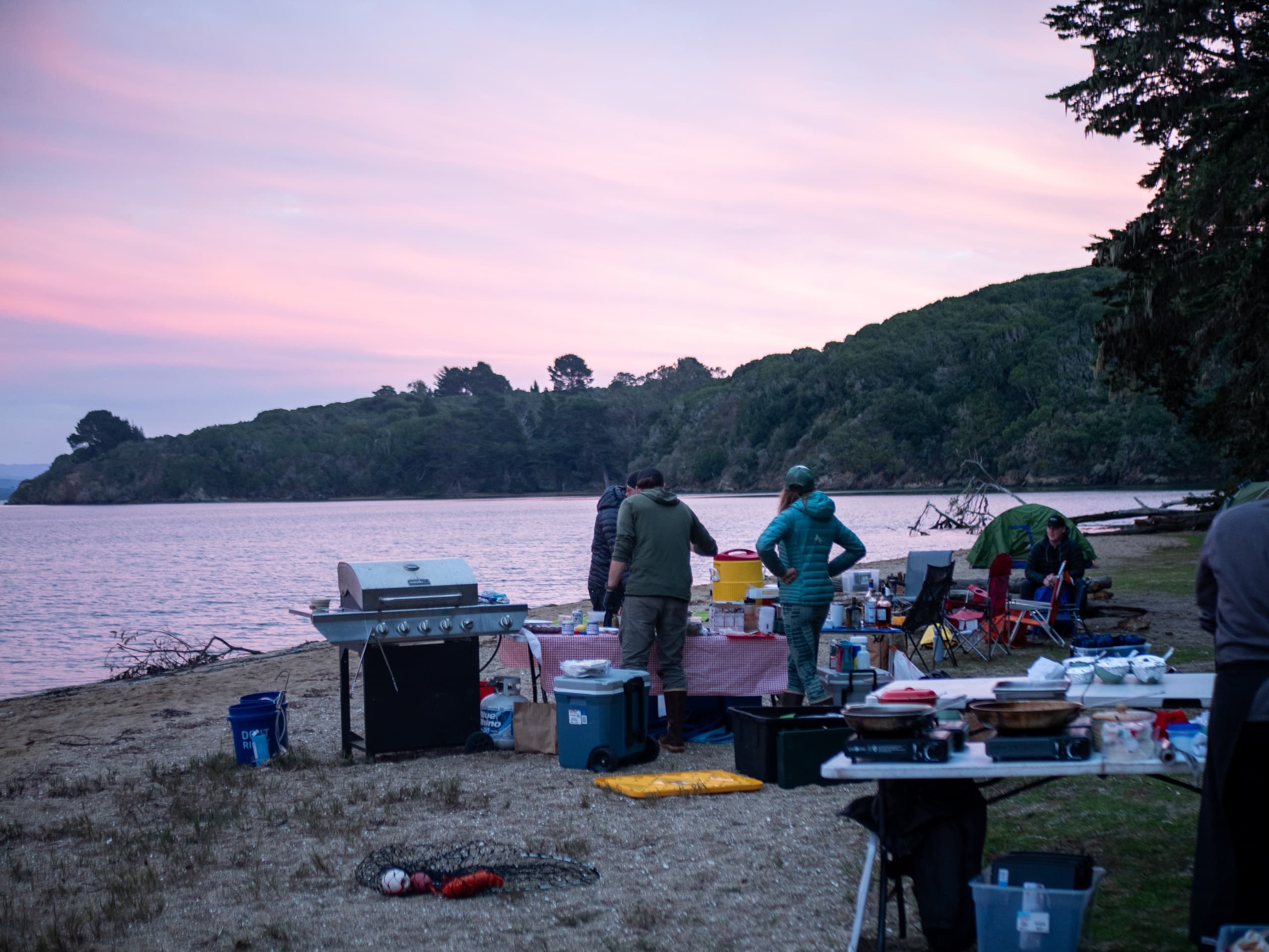 Escorted Camping Tours on Tomales Bay: Guided Overnight Kayak Trips from Marshall, CA