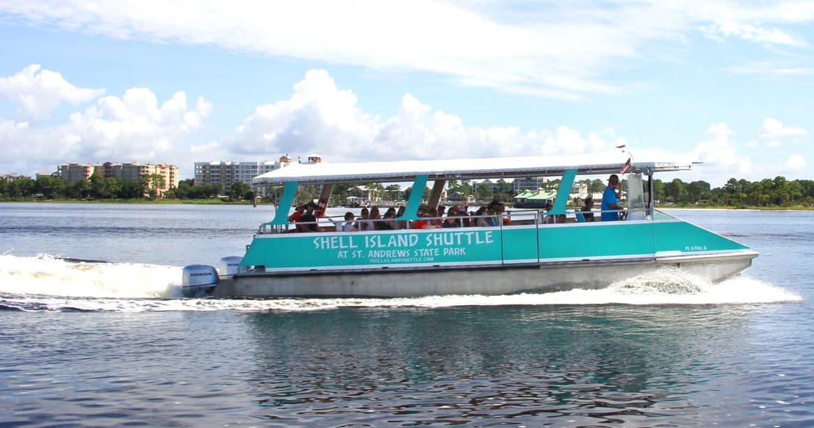 Shell Island Shuttle team