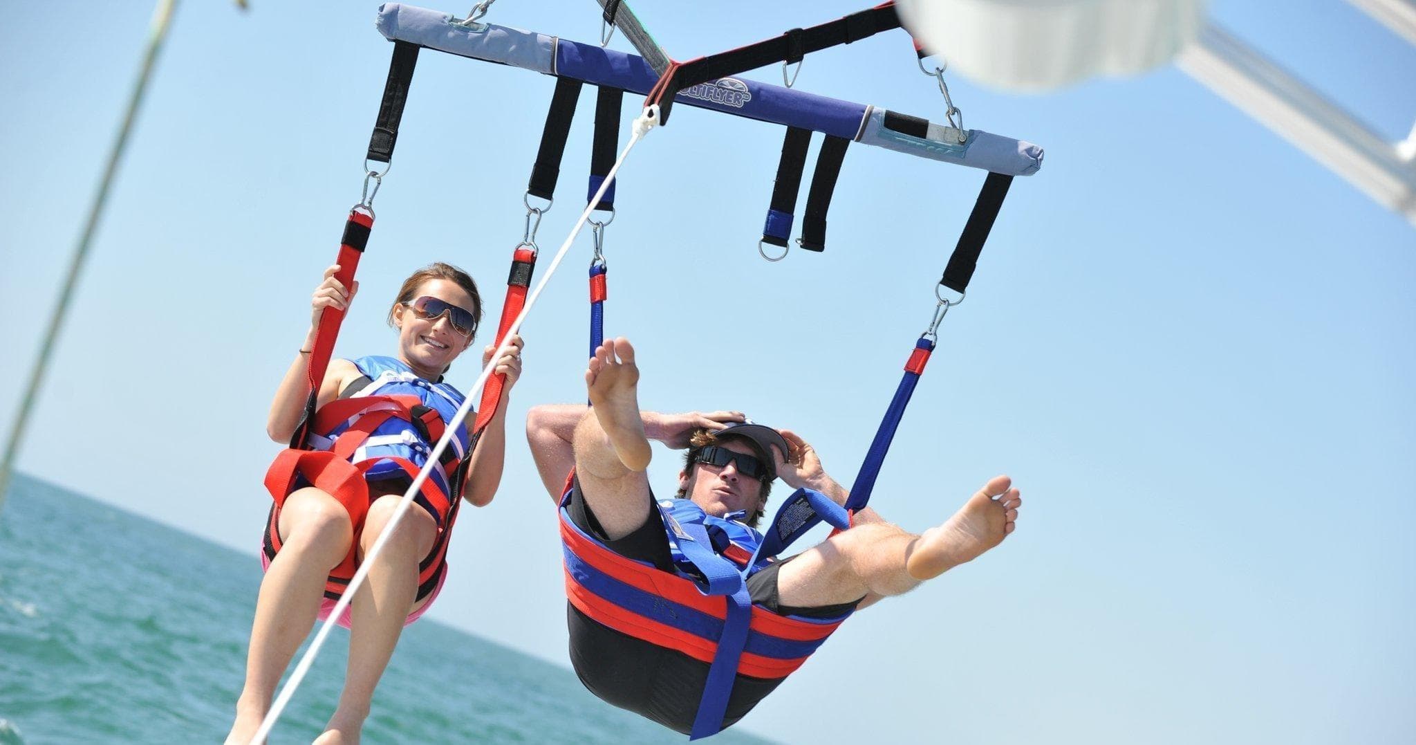 Water Activities: Parasailing at Sportsman Marina