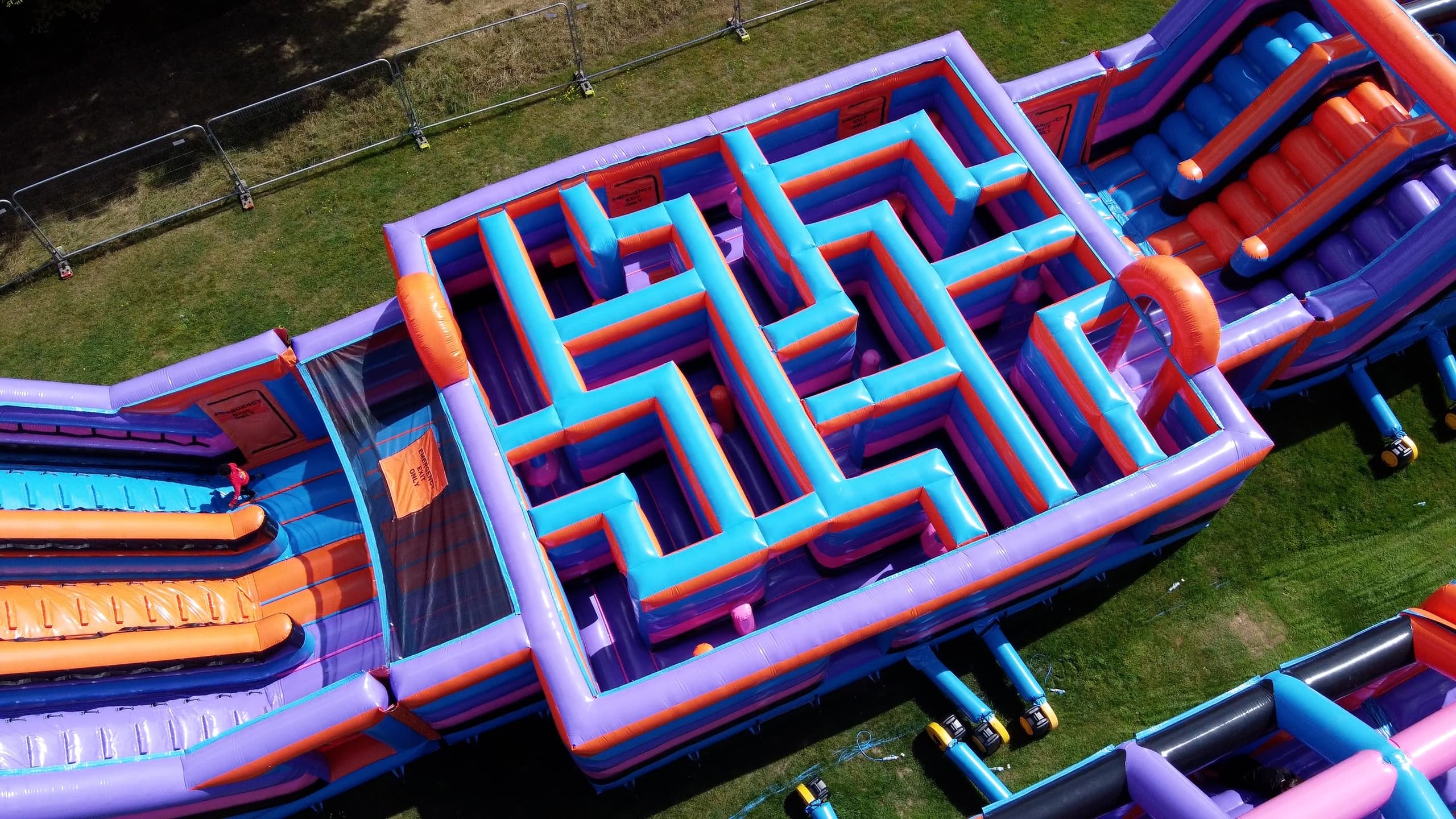 Inflatable Land on Horsenden Hill: West London's Giant Obstacle Course Party photo 1