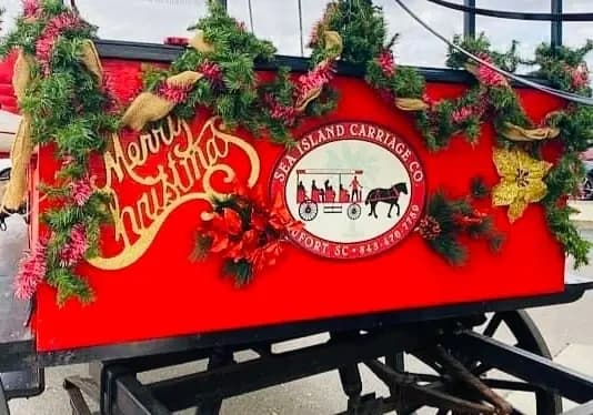 Habersham Holiday Horse-and-Carriage Rides in Beaufort, SC
