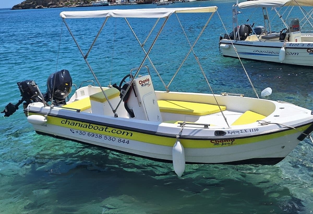 Loutro to Hidden Coves: No-License 30hp Boat Adventure on Crete