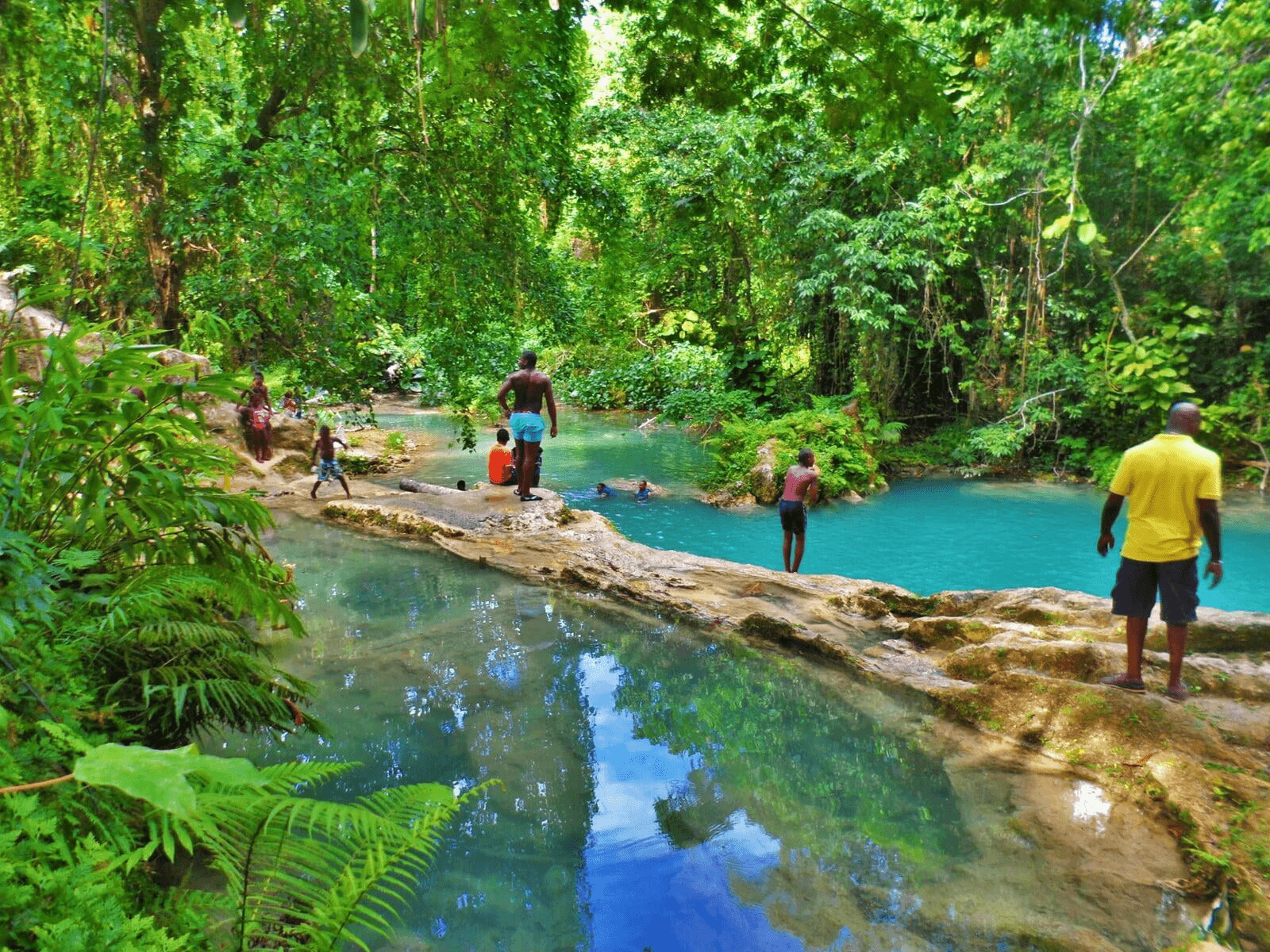 Climb Jamaica’s Blue Hole and Dunn’s River Falls: A Wet-Soled Adventure from Montego Bay
