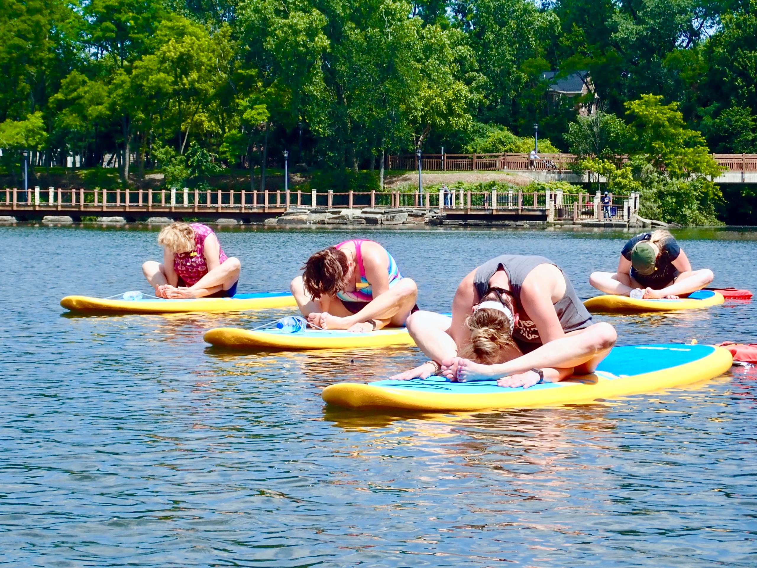 SUP Yoga on Coe Lake: Serenity in Berea, Ohio