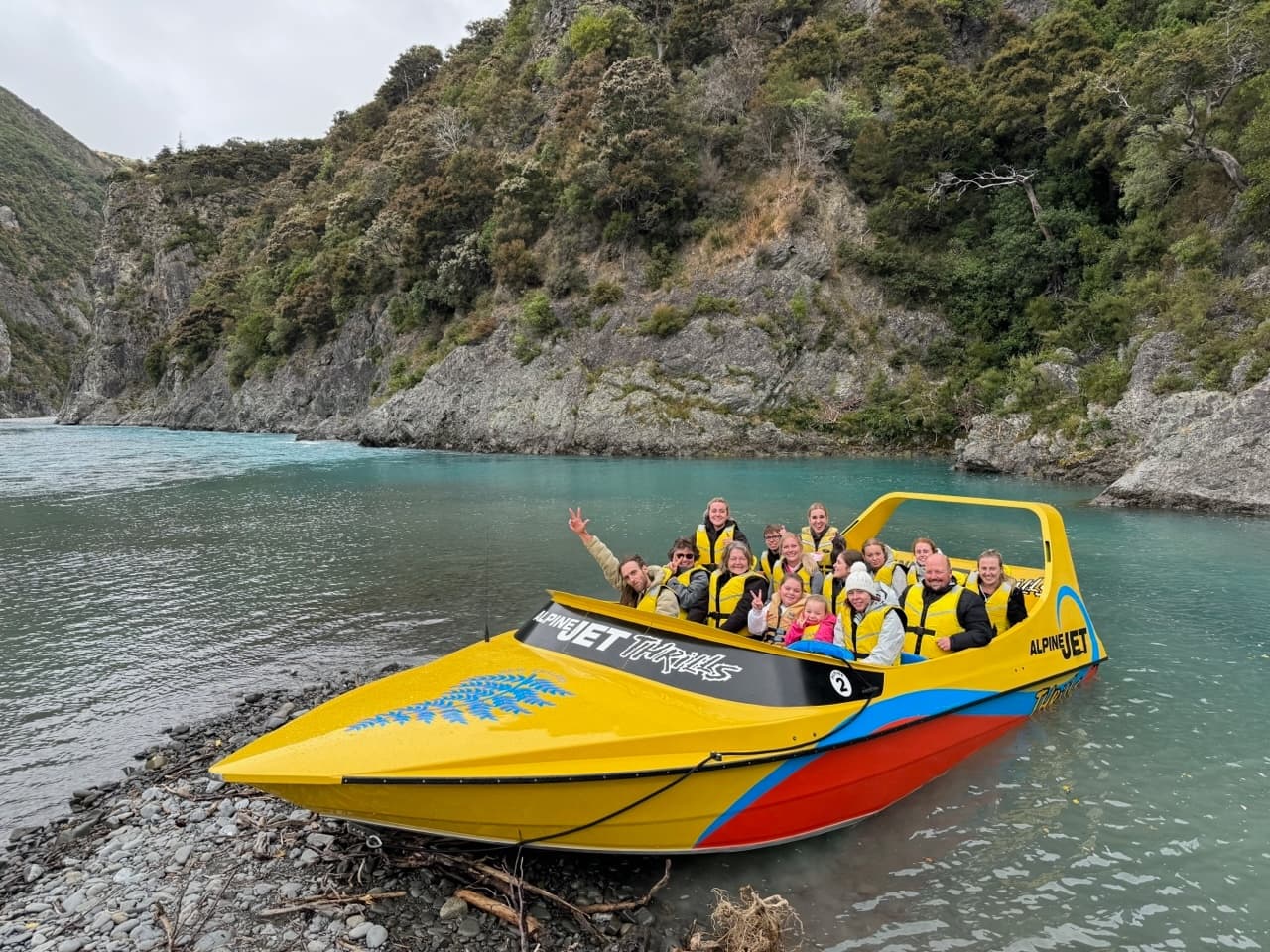 Waimakariri River Canyon Boat Tour near Christchurch