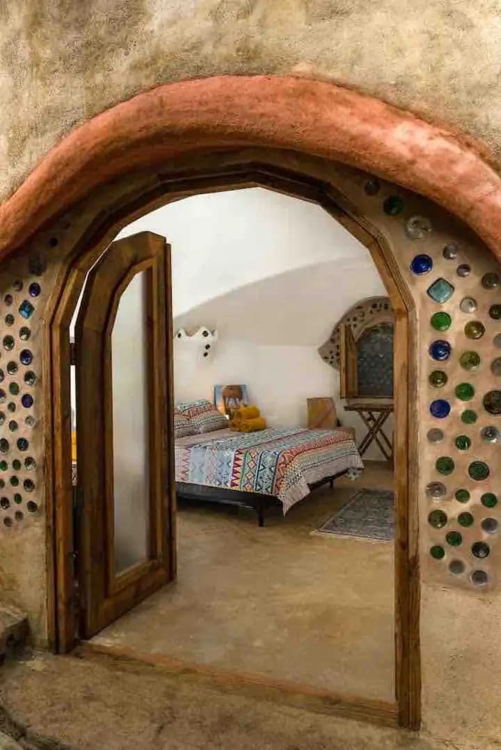 Sleep Off the Grid: Earthship Eco-Dome Rentals near Aguada, Puerto Rico