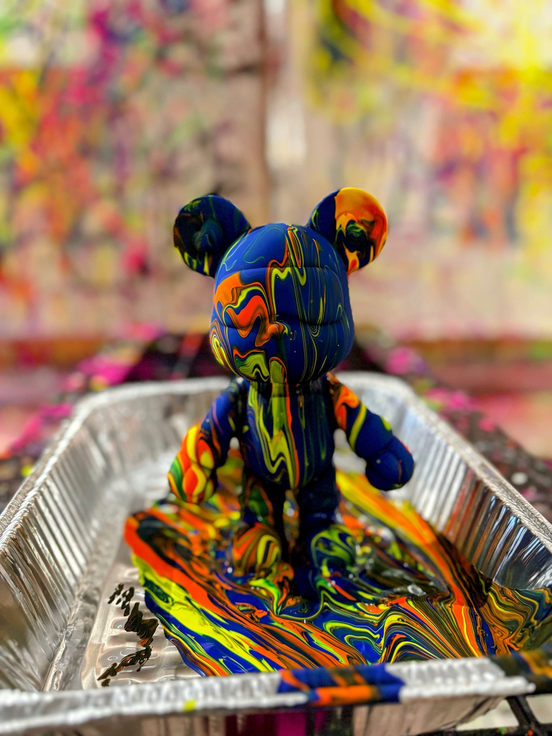 Glow Drip Bear Experience: Neon Fluid Art Workshop in Santa Monica photo 2