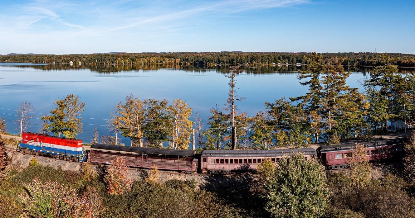 Scenic Maine Train Ride in Unity’s Beautiful Countryside