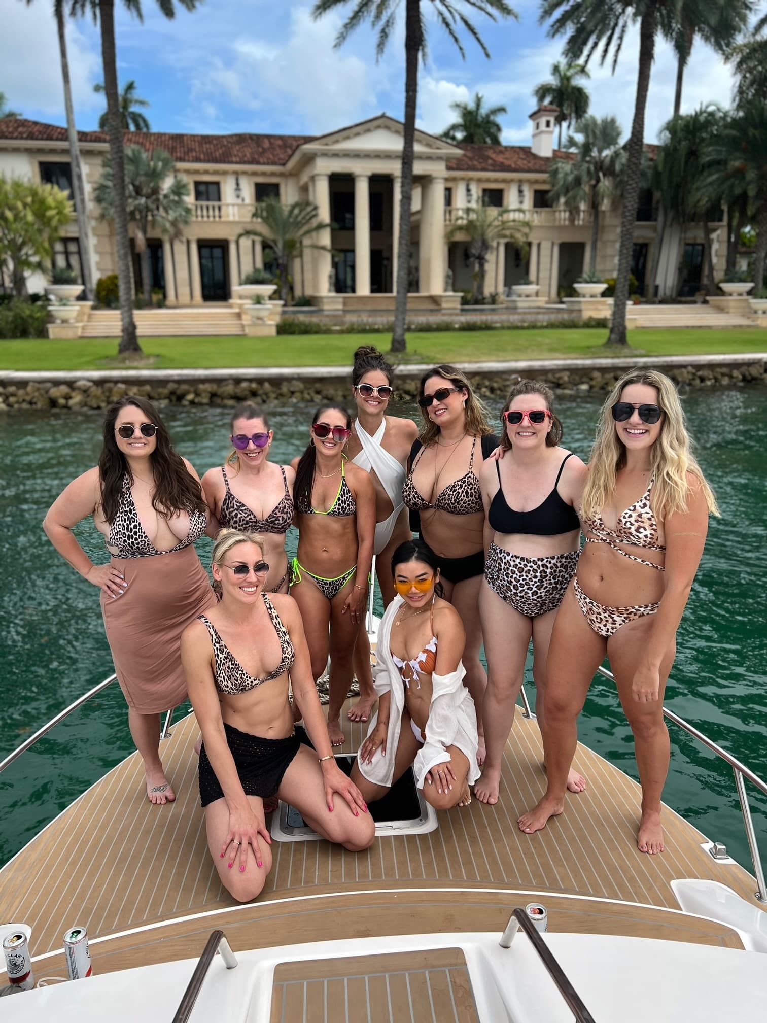 Miami Bachelorette Yacht Party with Aqua Party Boat
