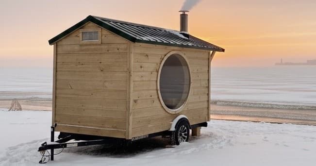Mobile Sauna Rental Near Green Bay: 48-Hour Private Sauna Delivered to Your Door
