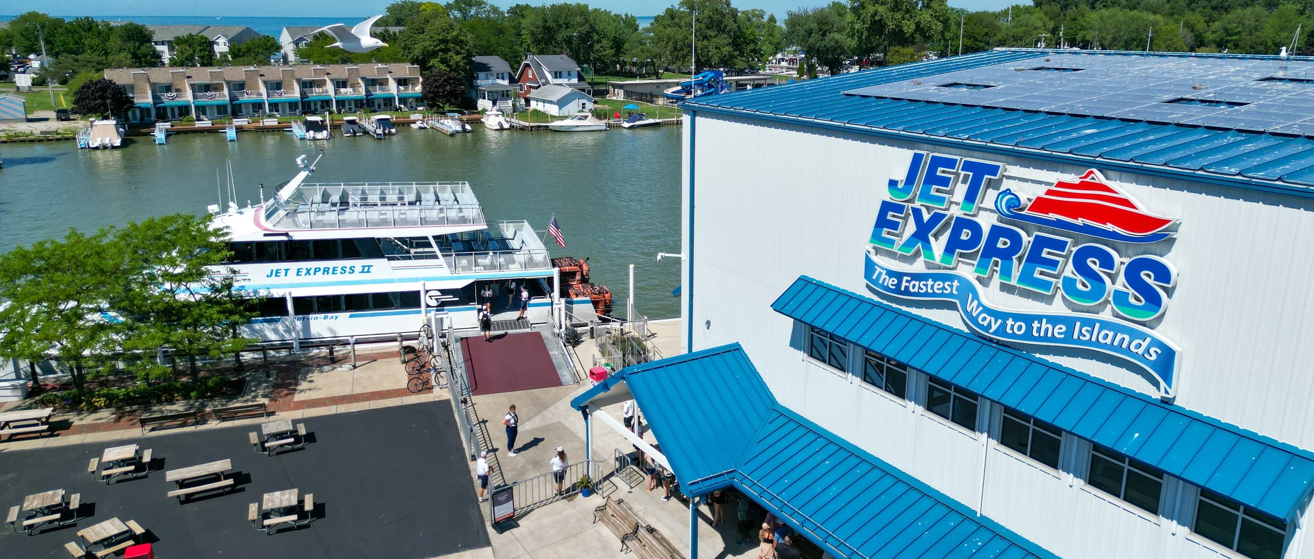 Jet Express Ferry Ride from Port Clinton to Put-In-Bay