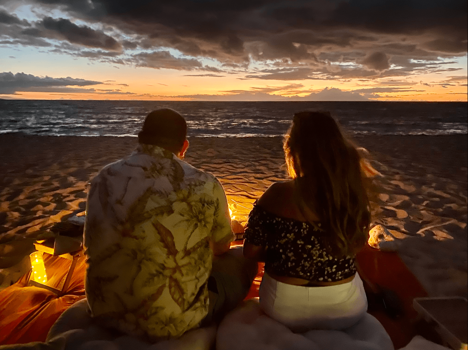 Water-Activities & Hidden Beach Maui: Sunset Fire & S'mores Experience