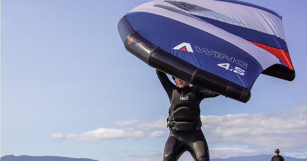 Water-Activities: Kite Paddle Surf at Bellingham Bay