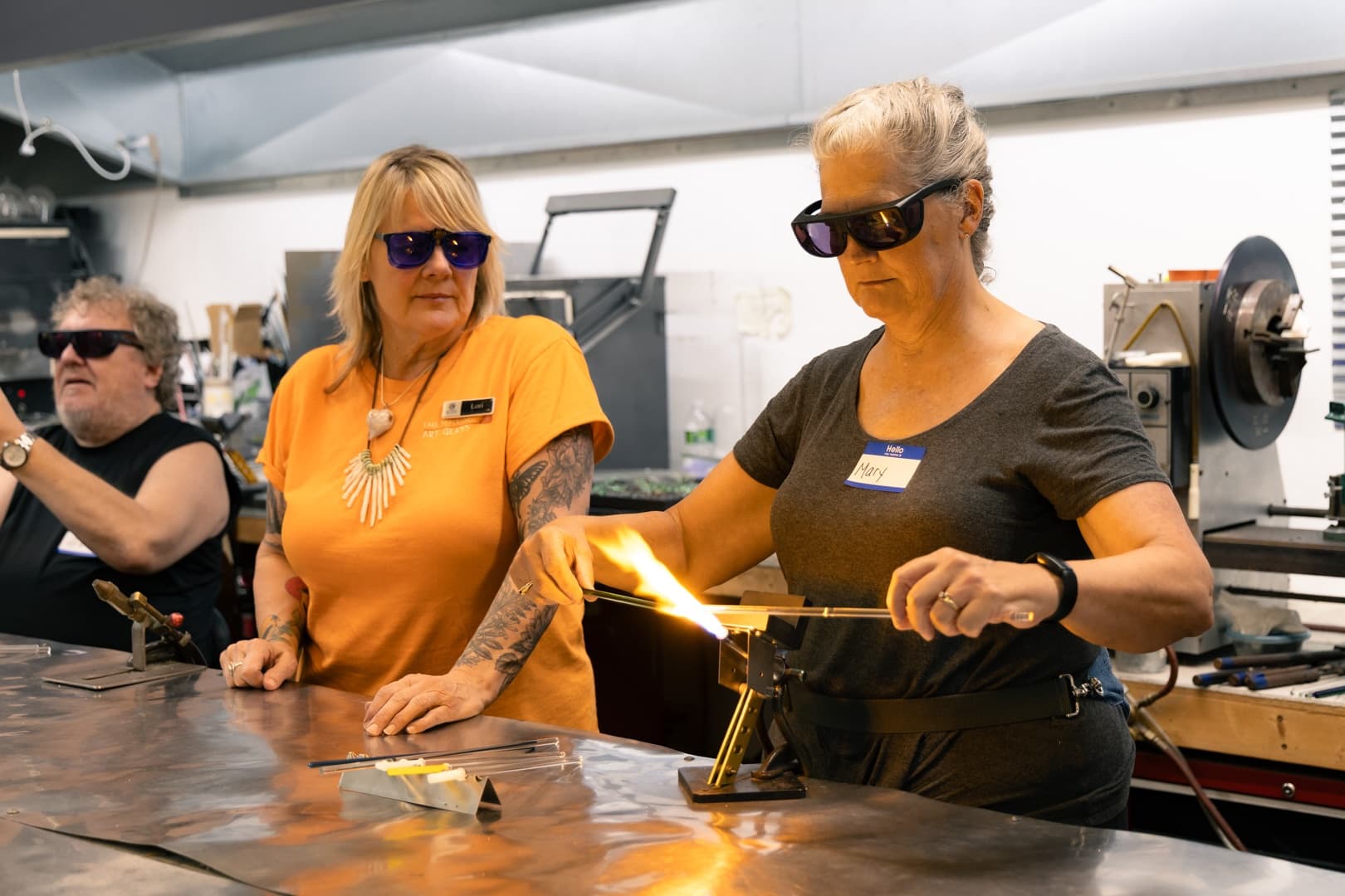 Family Flamework Class in Duluth: Private 90-Minute Glassmaking Studio on Canal Park photo 4