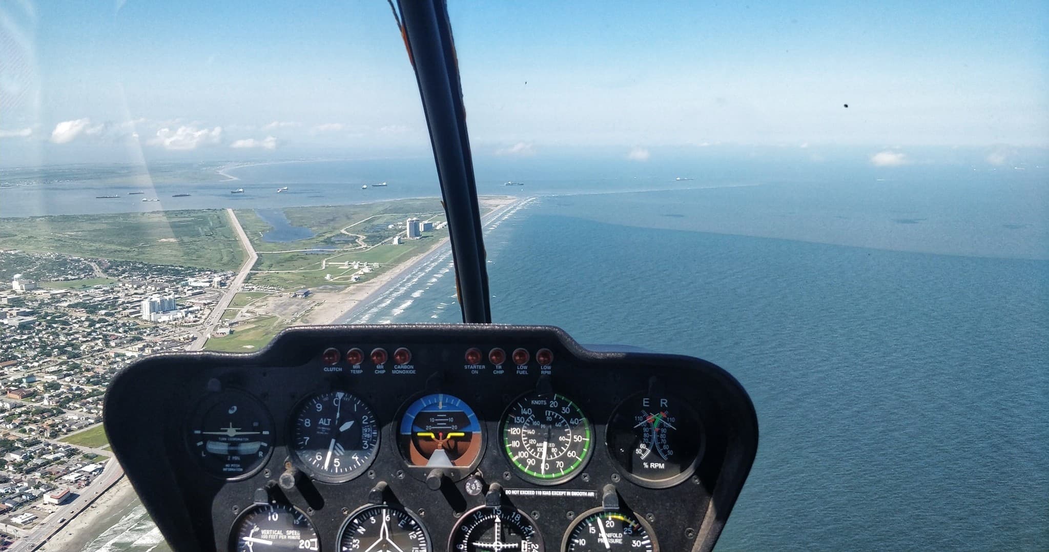 Private Beach Helicopter Tour at Galveston Helipad