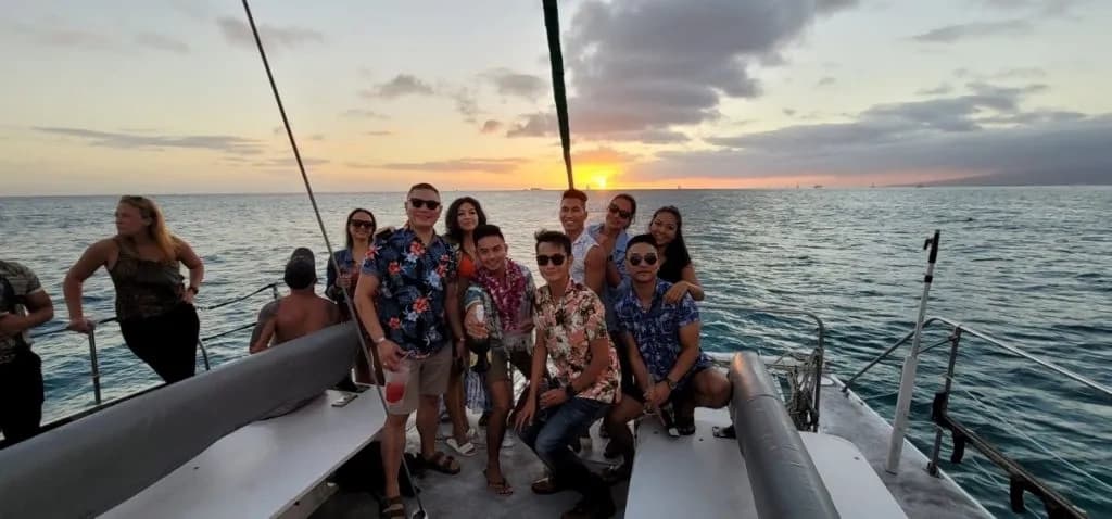 Sunset Catamaran Cruise in Honolulu, Hawaii
