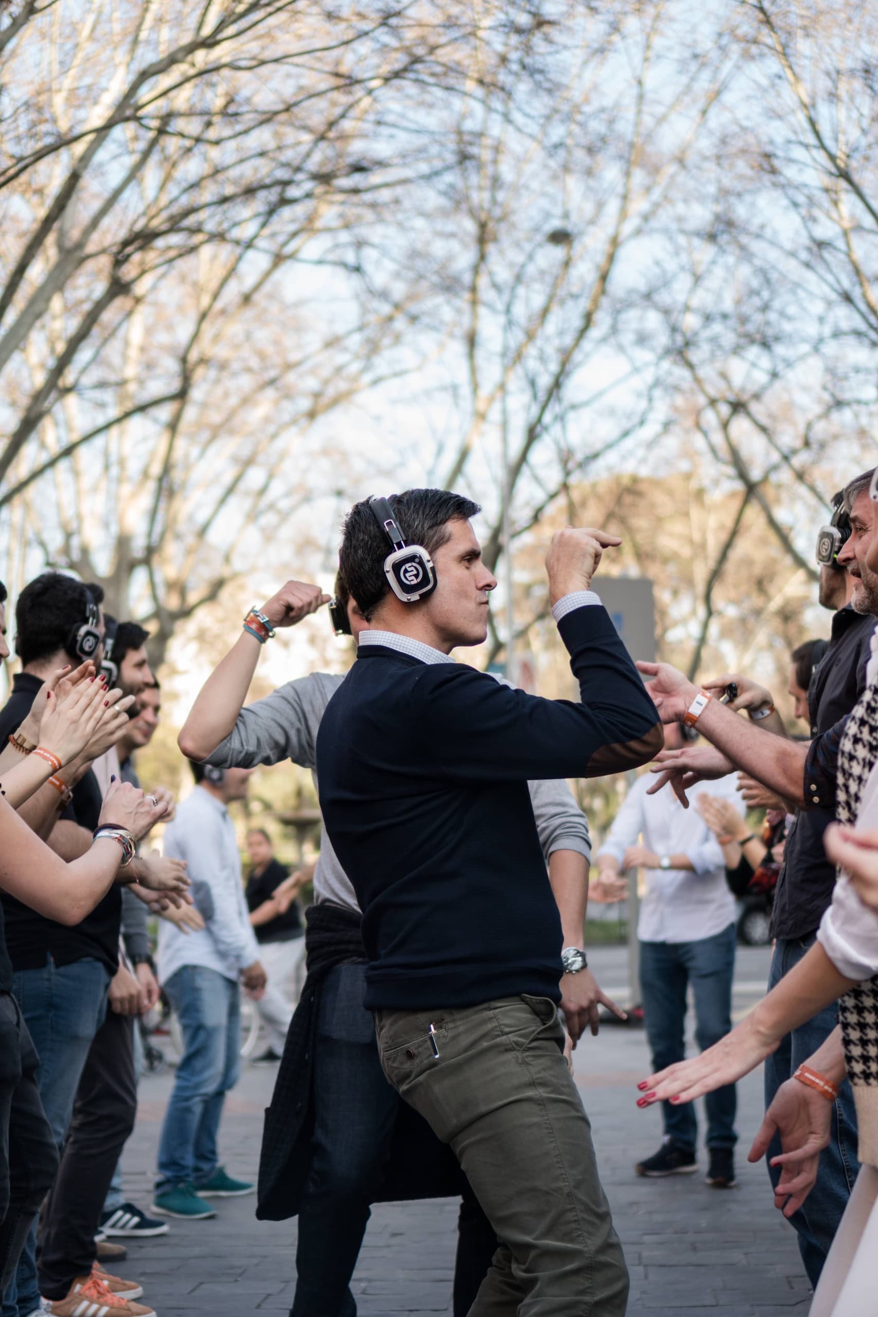 Silent Disco Tour Barcelona: Plaza Reial Flashmobs & Urban Dance Walk photo 1