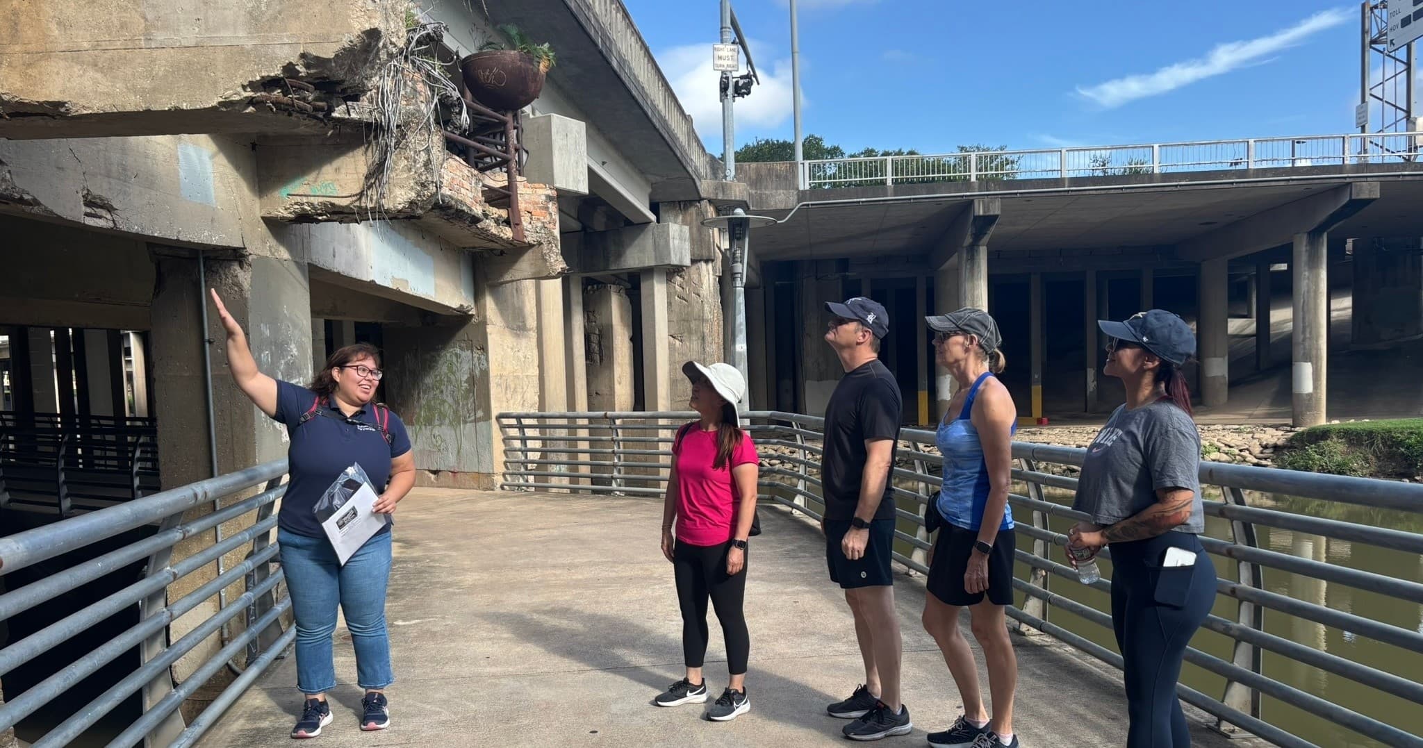 Wellness Walks with Buffalo Bayou Partnership in Houston