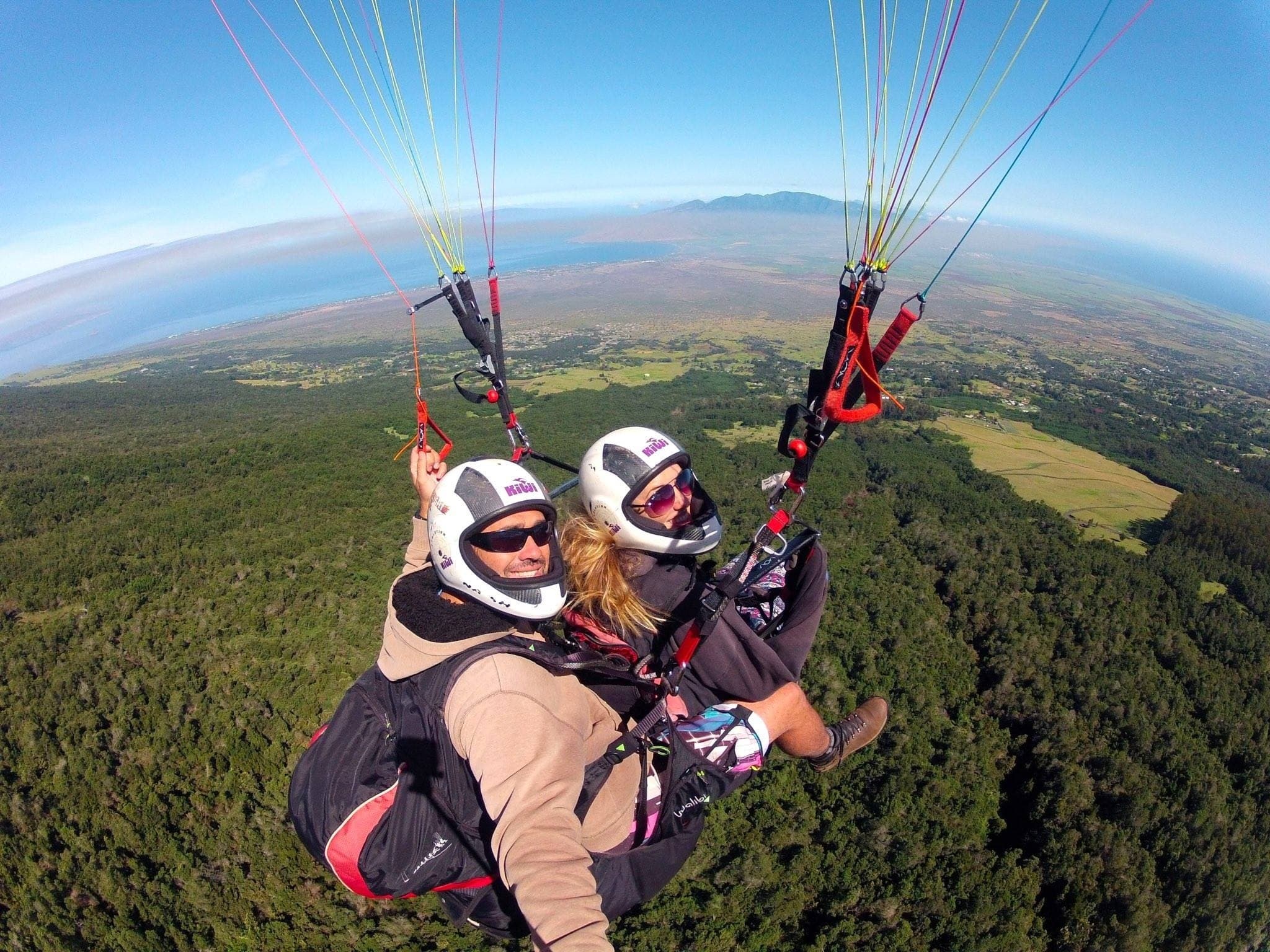 Hike-and-Fly Haleakala: 1 K Tandem Paragliding Above Kula