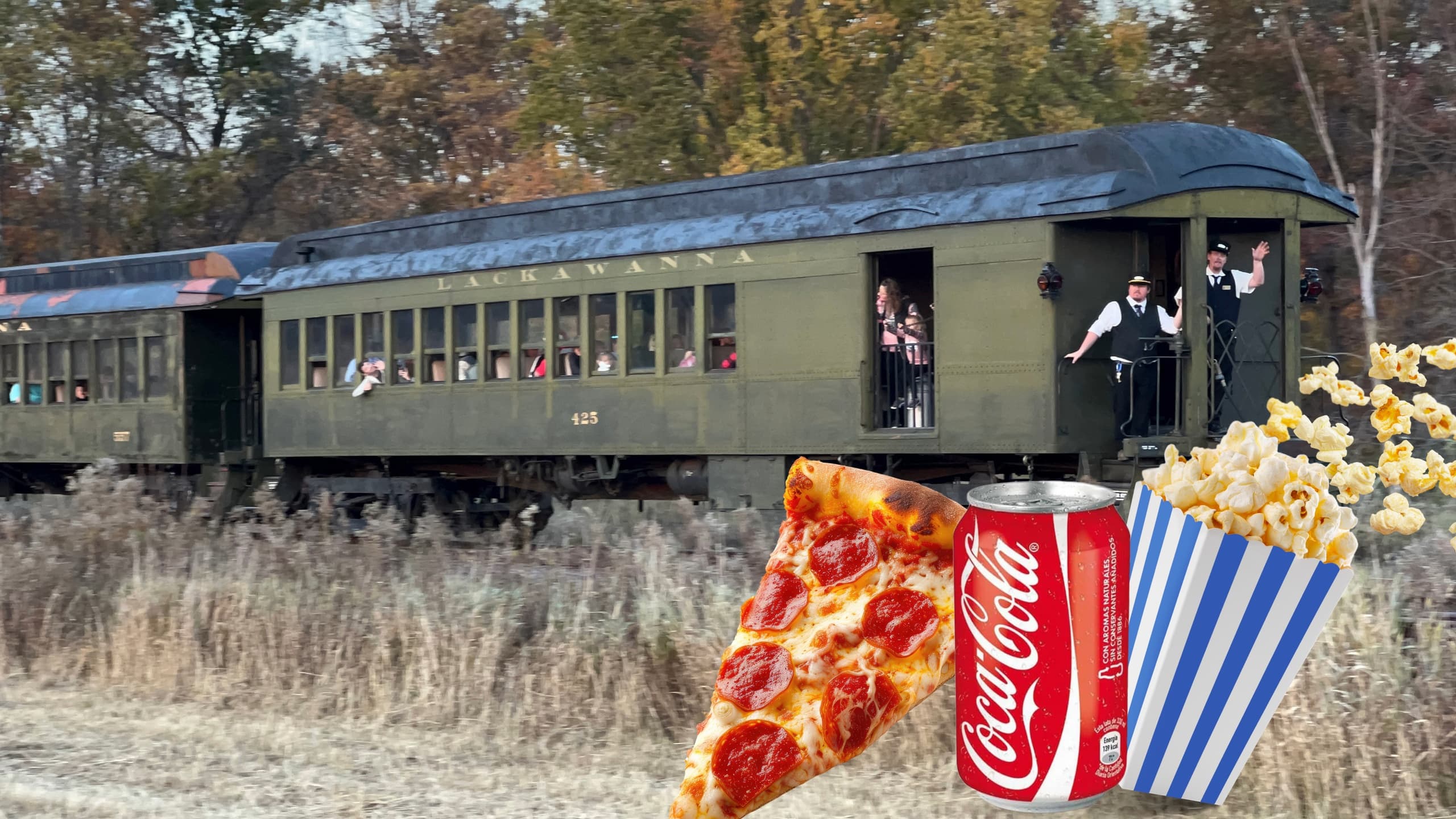 Pizza Limited Train Adventure in North Freedom, Wisconsin