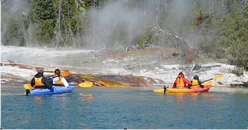 Lake Kayak Tour Half Day | Kayak in Yellowstone National Park, Wyoming