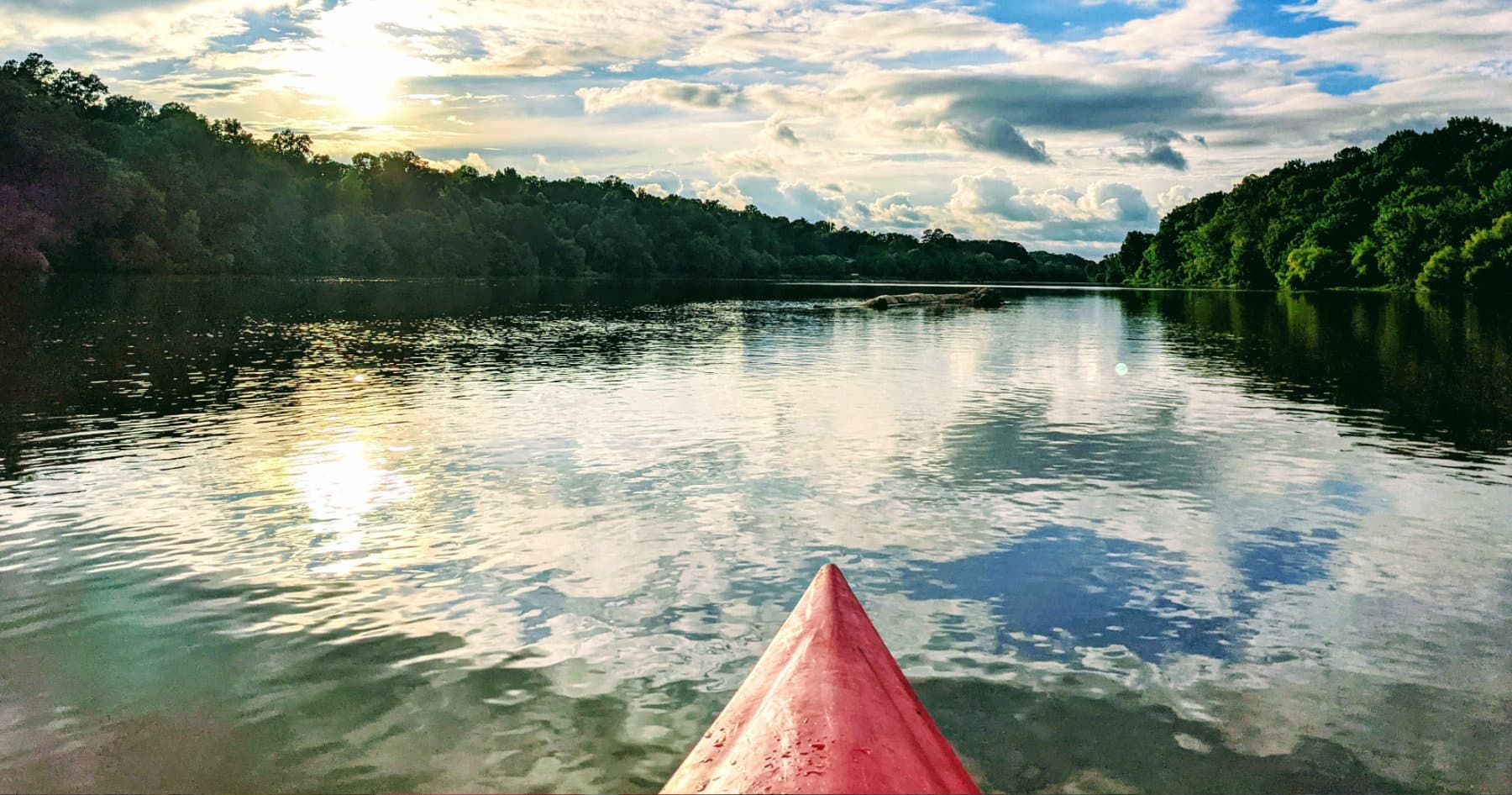 Discover Tranquility on a Three Hour Paddle at Saxapahaw Lake, North Carolina