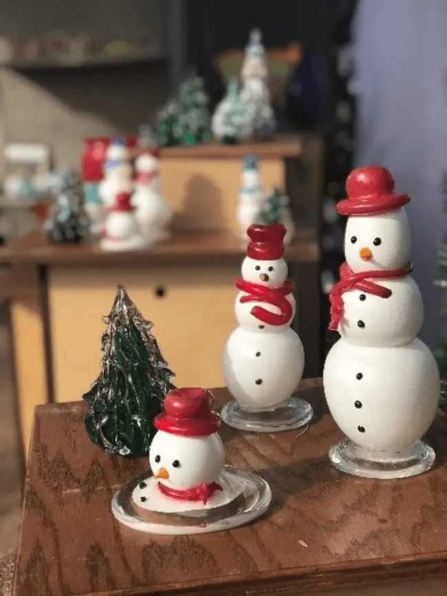 Make a Glass Snowman: Private Glassblowing Class in North Creek, NY