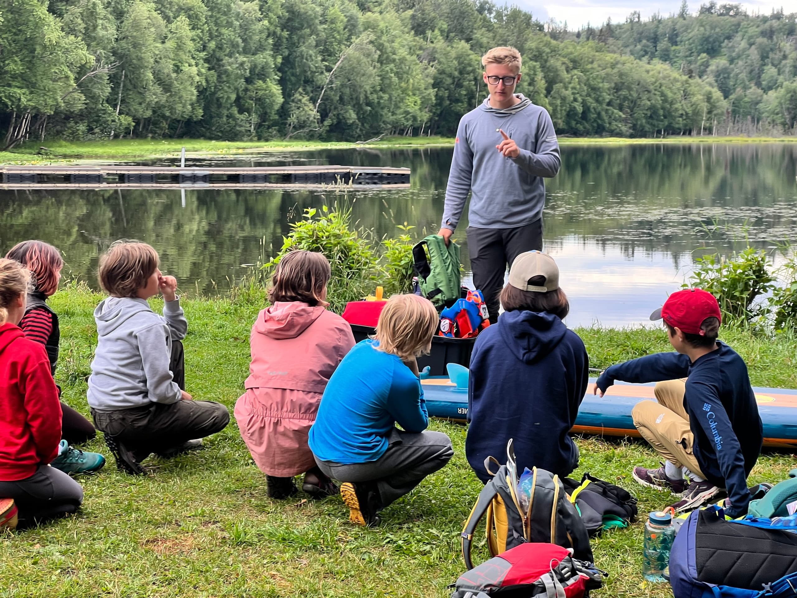 AK Youth SUP & Water Safety Camp at Kincaid Park