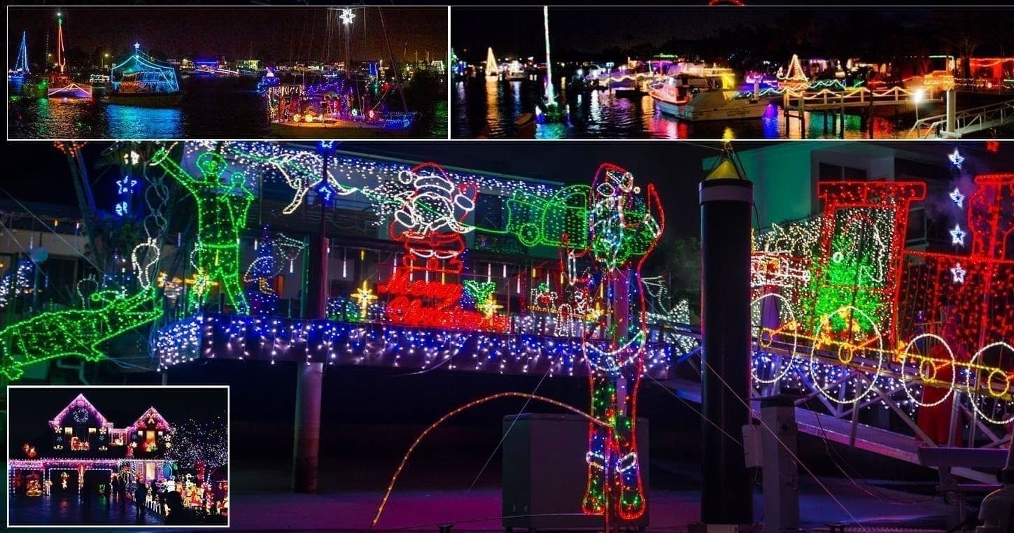 Christmas Lights Cruise with Cavalier Cruises in Mooloolaba