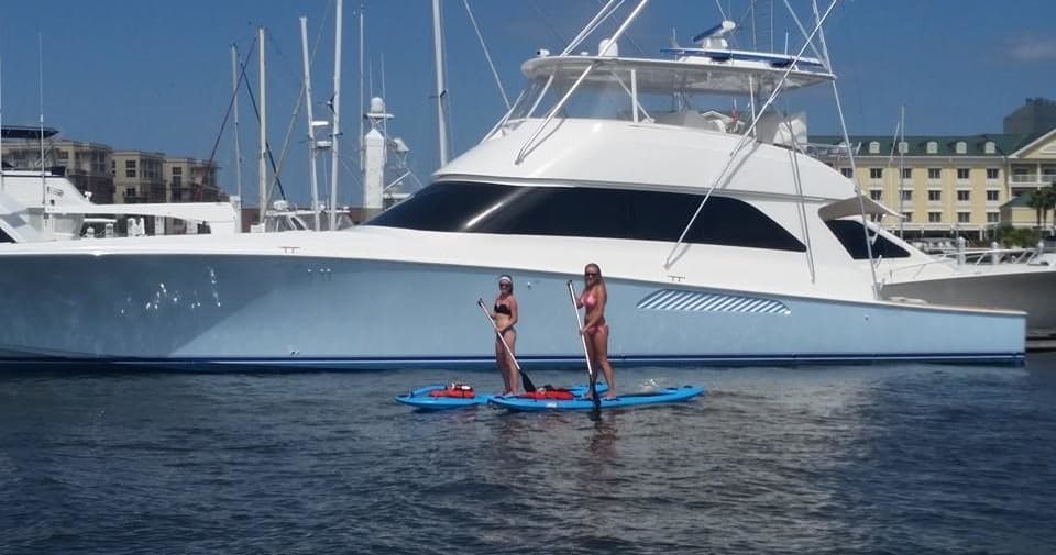 Private Luxury Yacht Cruise in Charleston Harbor: Sunset, Dolphins & Sandbar Stops photo 1