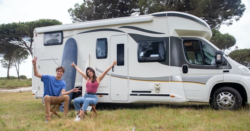 RV Camping Sites at Estes Park Fairgrounds, Colorado