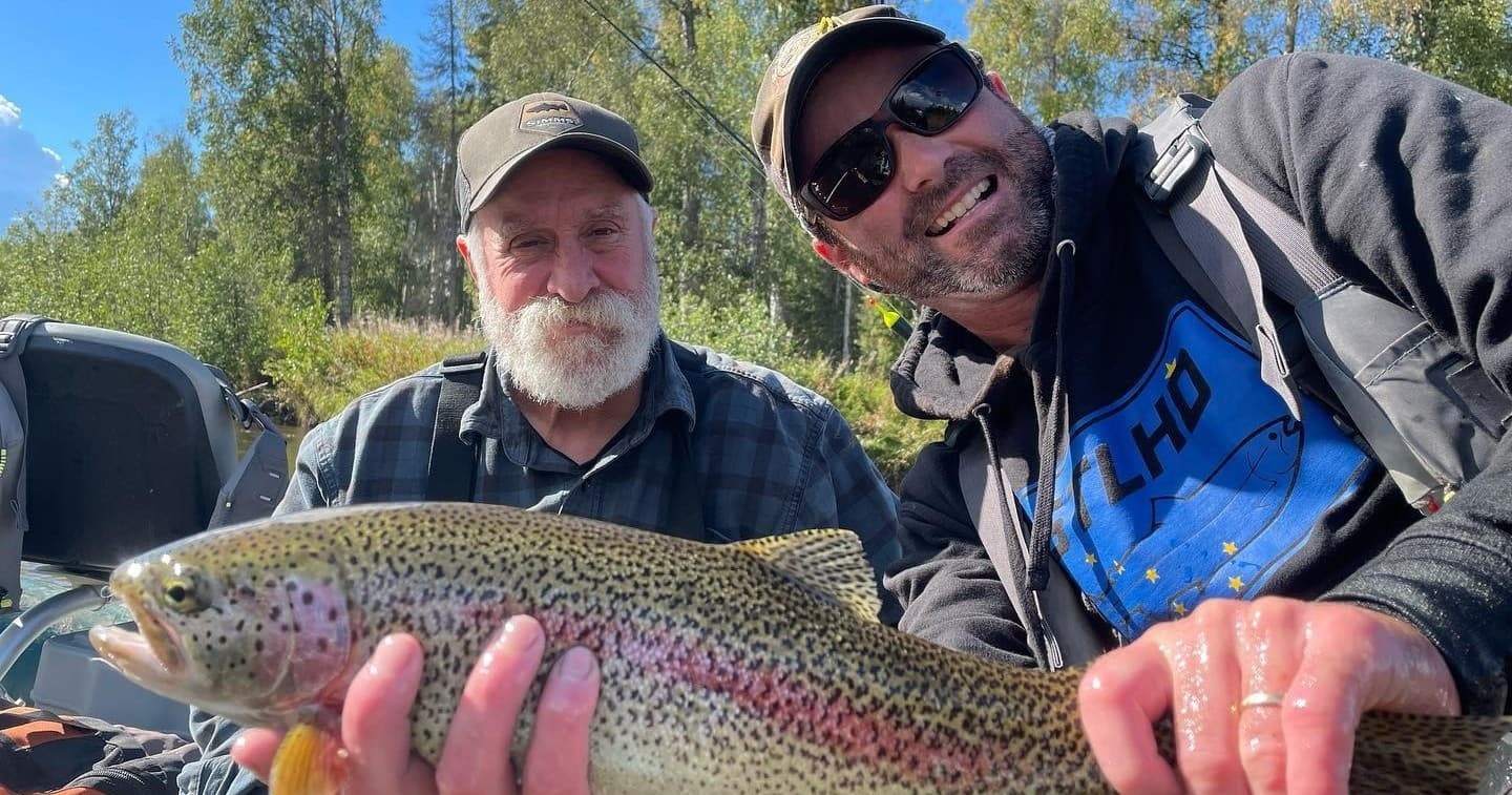 Guided Trout Fishing with Miller's Riverboat Service in Willow, Alaska