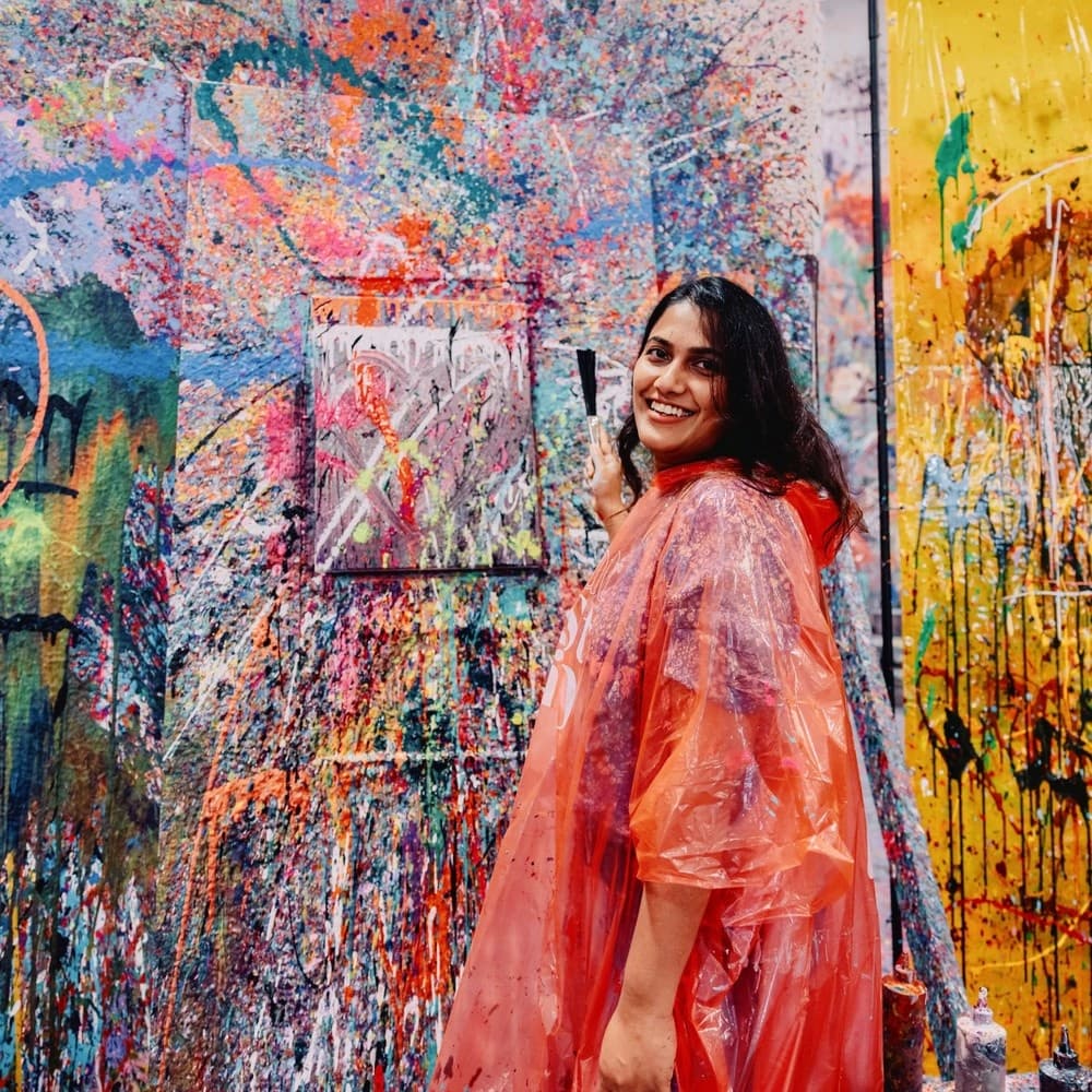 Summer Splatter Special 35-Min Action Painting at Atlanta Perimeter Studio