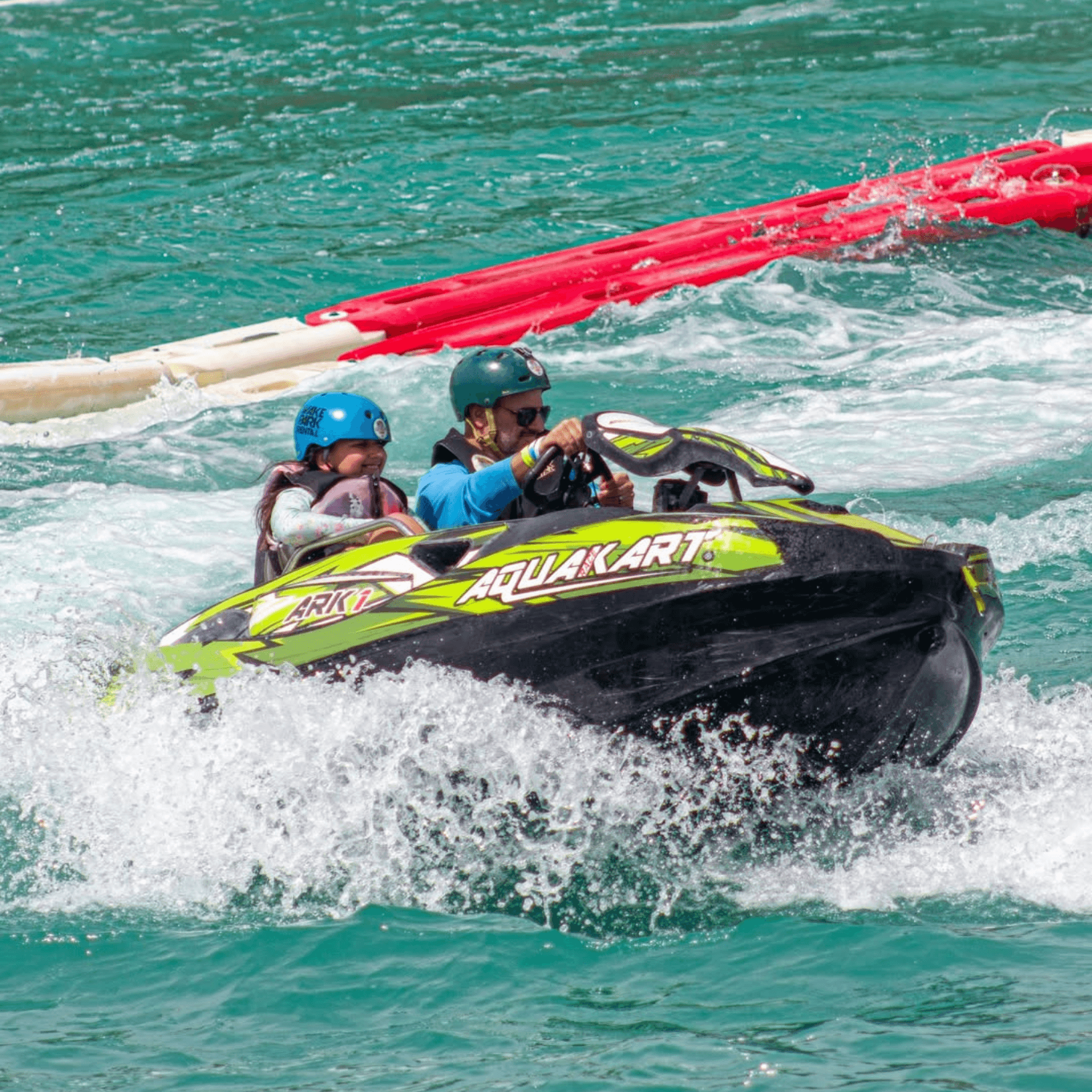 Thrill and Splash: Aqua Karting Adventure in Punta Cana’s Caribbean Lake Park