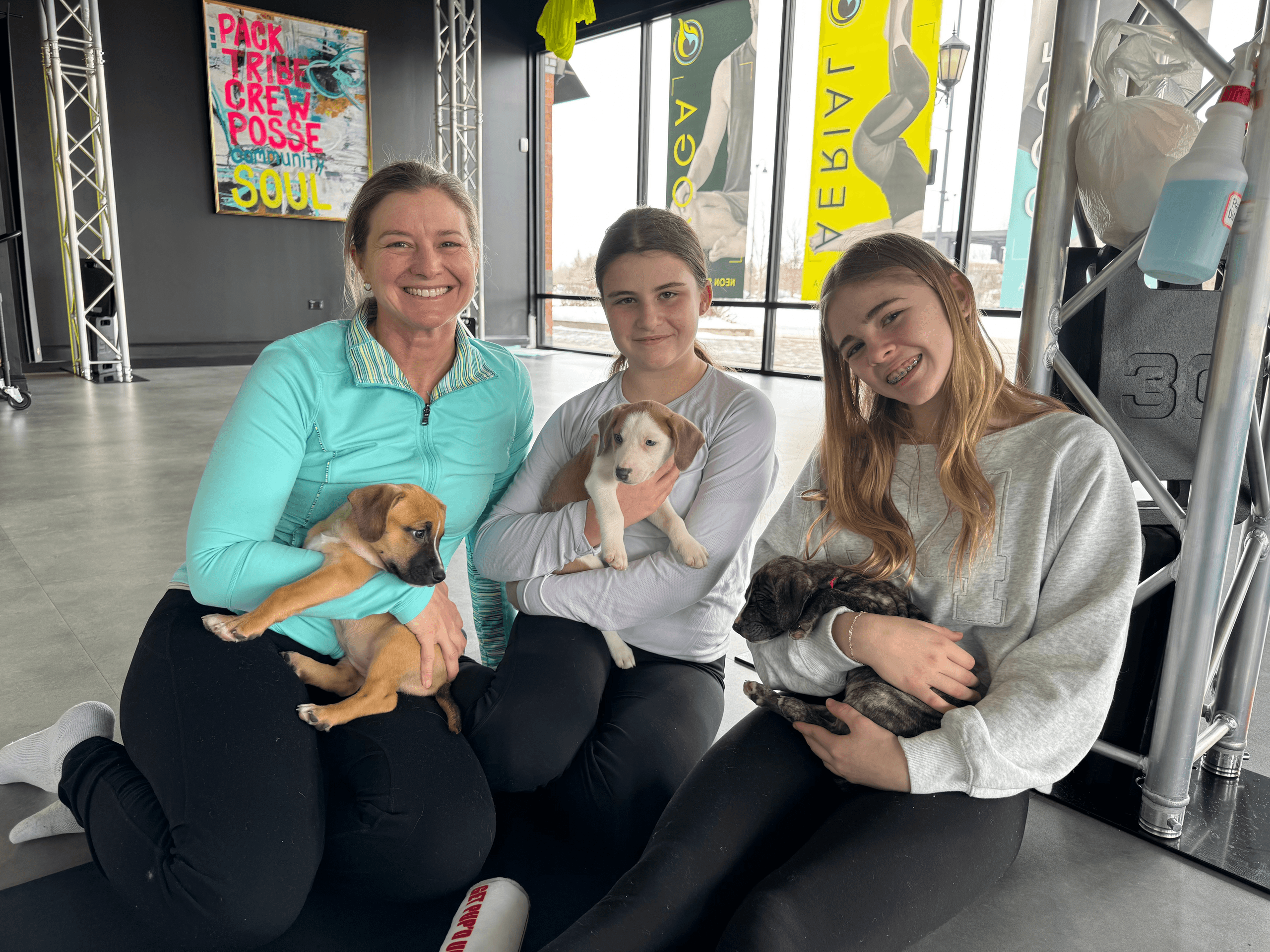 Puppy Yoga Private Party in South Barrington, IL